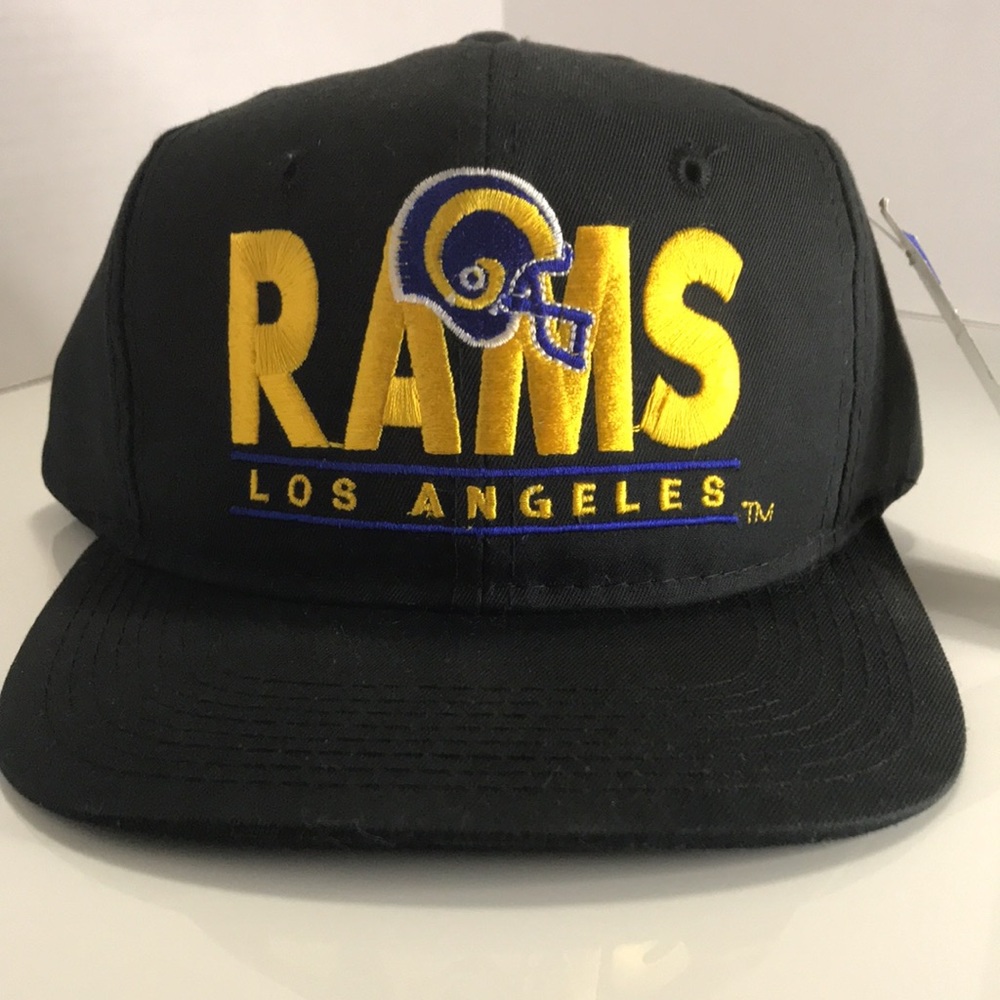 Rare YoungAm Los Angeles Rams SnapBack Cap  NWT from 80’/90’s NFL licensed